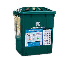 City of Worcester Recycling Bin