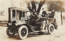Hose Wagon Historical Photo